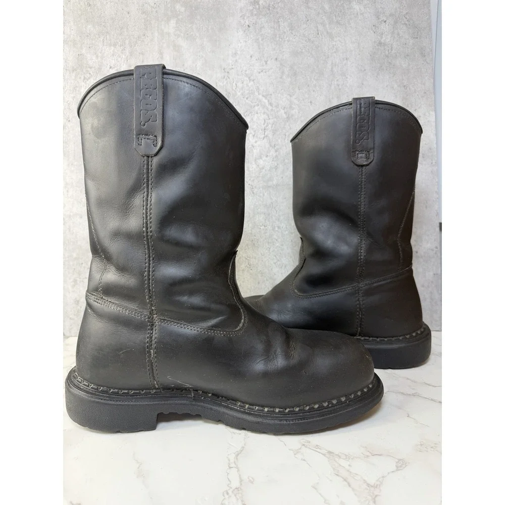 Red Wing 2271 Pull On Work Boots Black Safety Toe Waterproof 9 EE USA